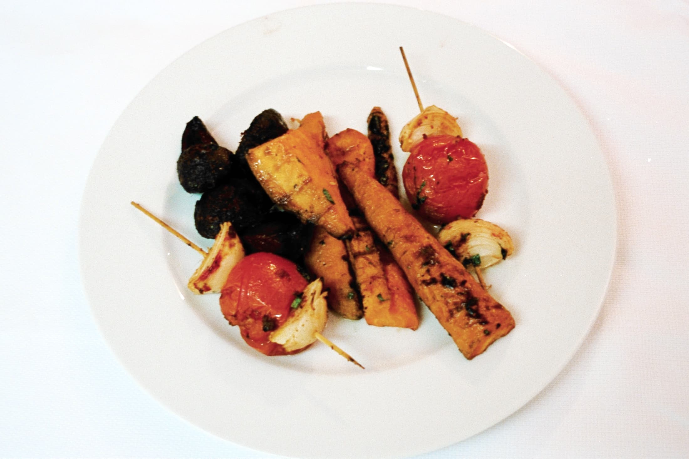 Char Grilled Sweet Potato, Carrots and Beetroots