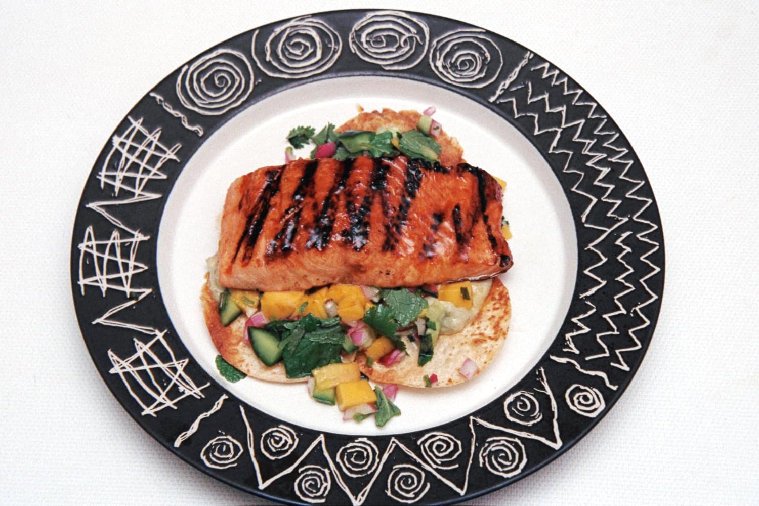 Grilled Salmon plated