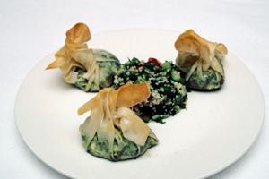 Spinach Parcels