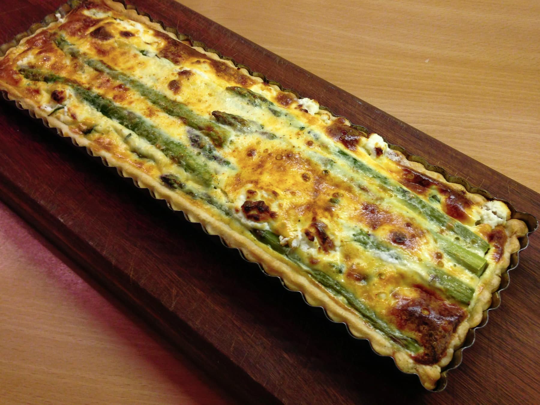 Asparagus and Herb Quiche